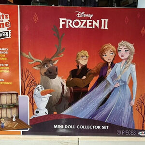 NEW Disney Frozen II Surprise 10pk Mini Collector Dolls + 10 Invites *Retired